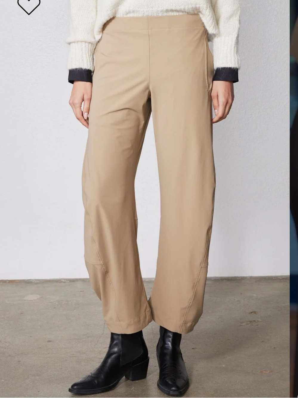Ruti On The Loose Work Barrel Pants 2 Dune